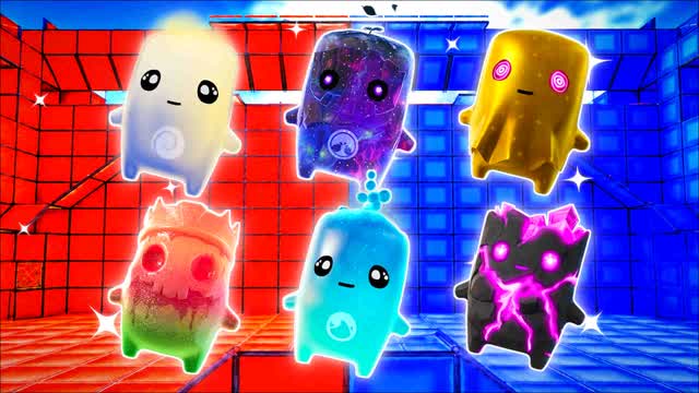 RED VS BLUE SKILL CORE 🔴🔵 — Fortnite Creative map cover art