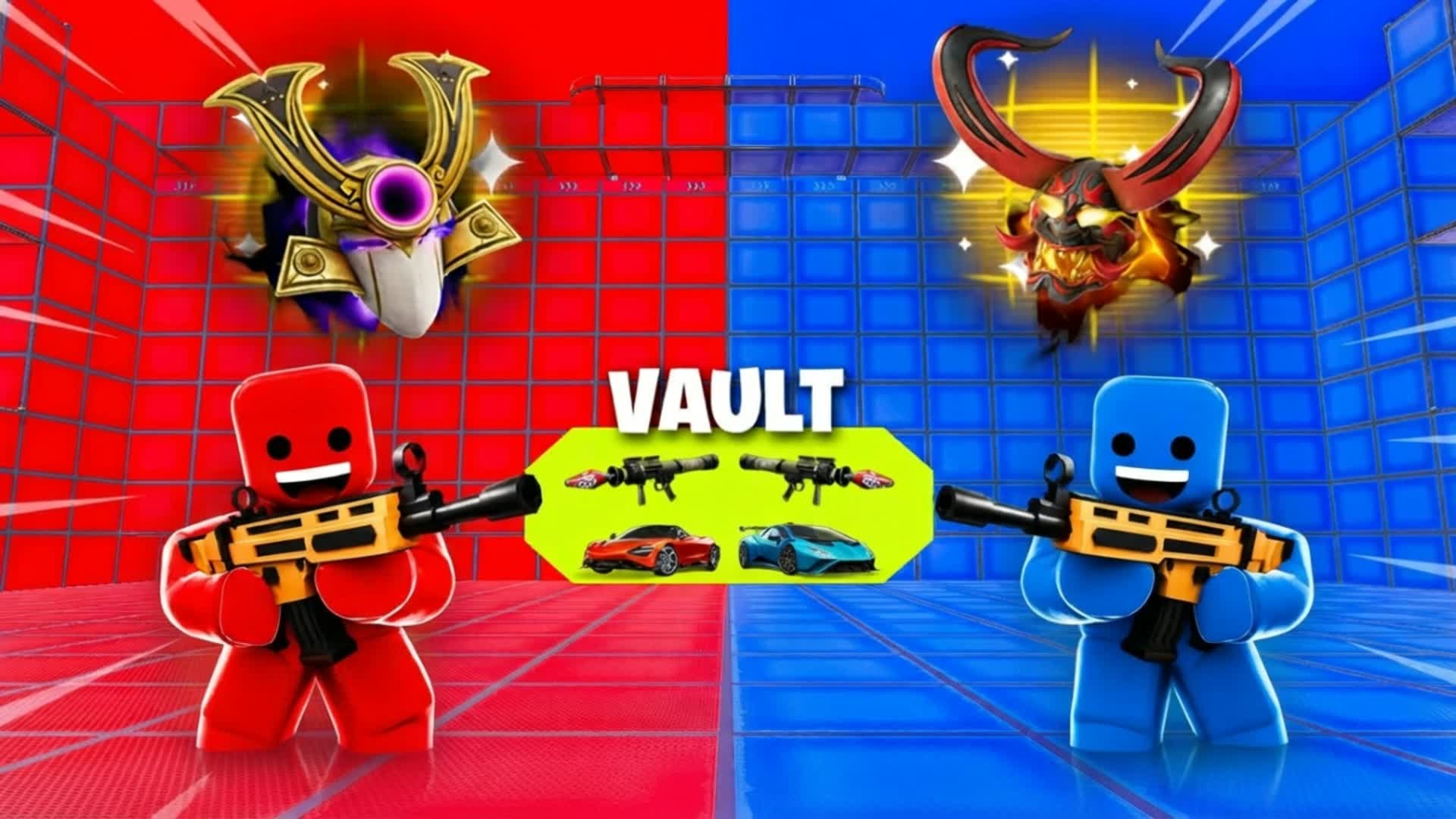 RED VS BLUE 🔴🔵FIGHT — Fortnite Creative map
