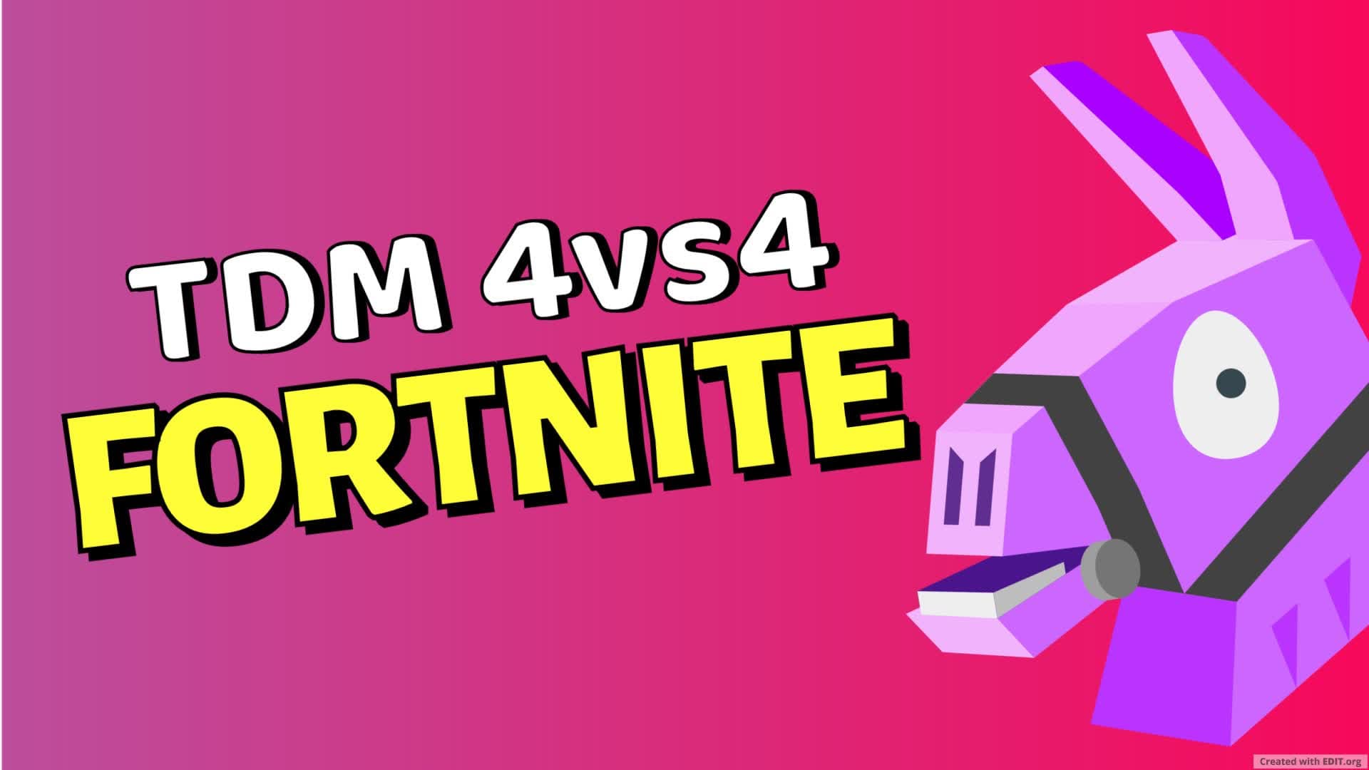 TDM 4vs4 — Fortnite Creative map