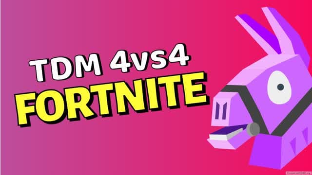 TDM 4vs4 — Fortnite Creative map cover art