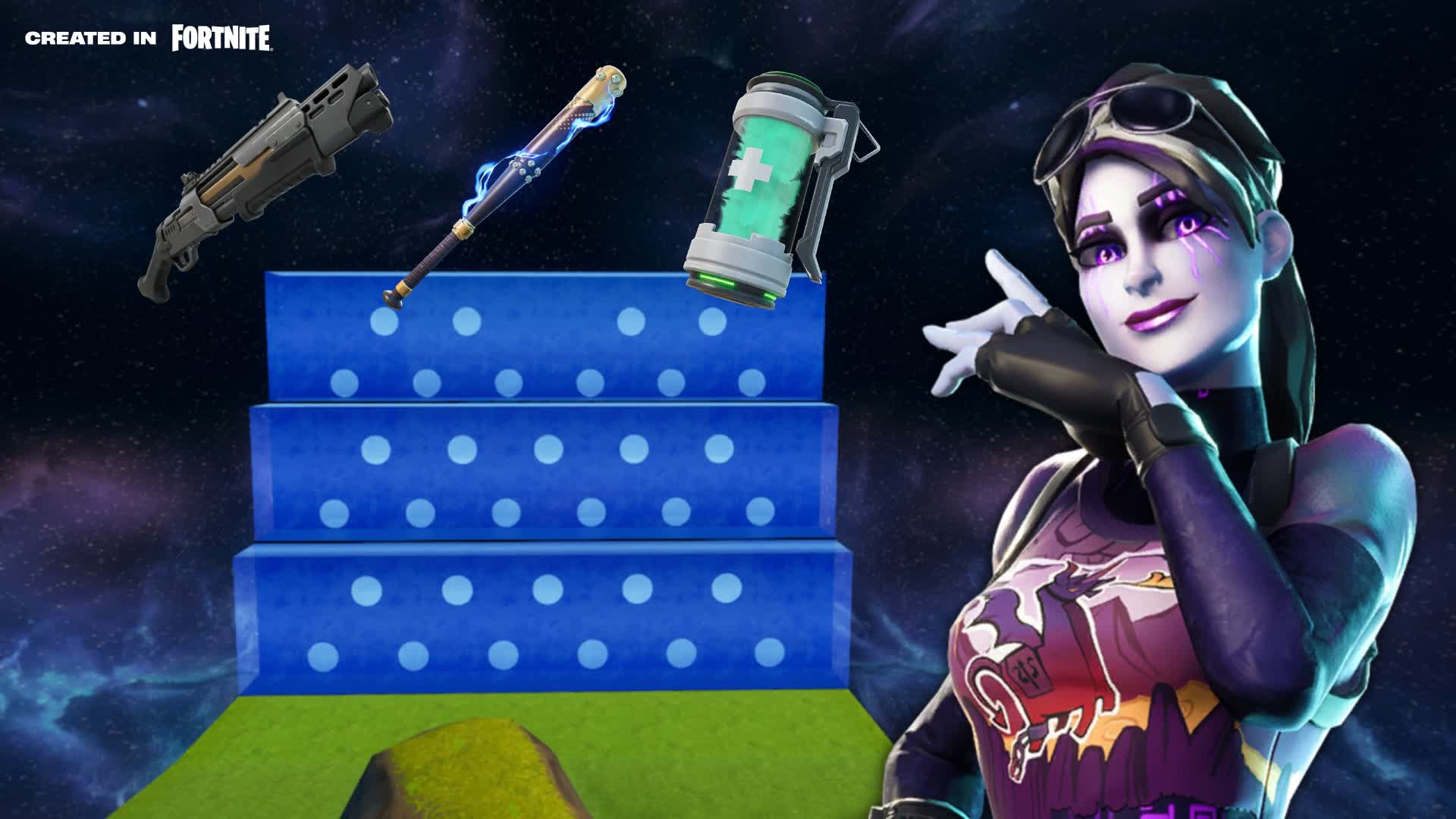 32 PLAYER ZONE WARS — Fortnite Creative map
