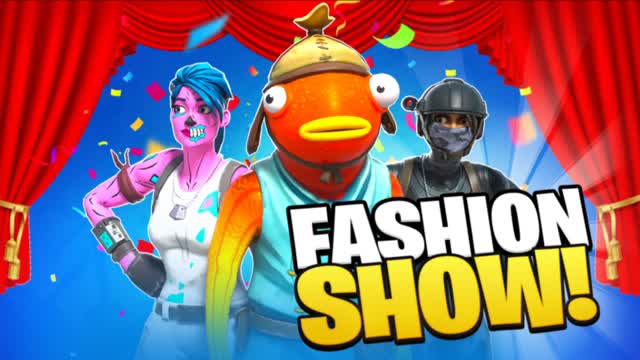 ✨50 Player Fashion Show✨ — Fortnite Creative map cover art