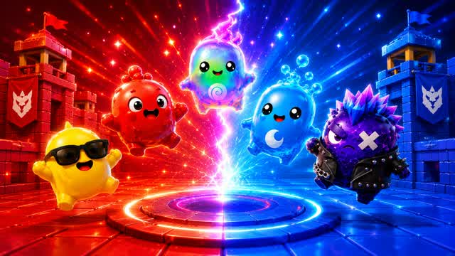 ๐ RED vs BLUE Victory Rush ๐ โ Fortnite Creative map