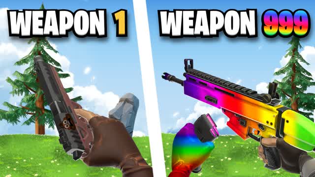 Every Weapon One Shot Gun Game — Fortnite Creative map