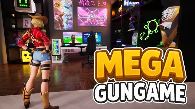 MEGA GUN GAME 🎮 — Fortnite Creative map