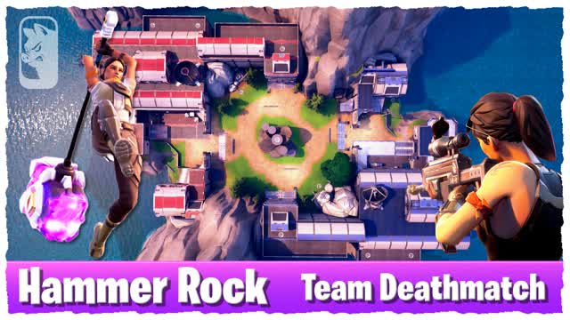 Hammer Rock - Team Death Match — Fortnite Creative map cover art