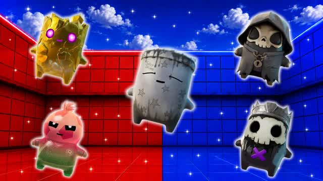 RED VS BLUE 🔴🔵 UNIQUE! — Fortnite Creative map