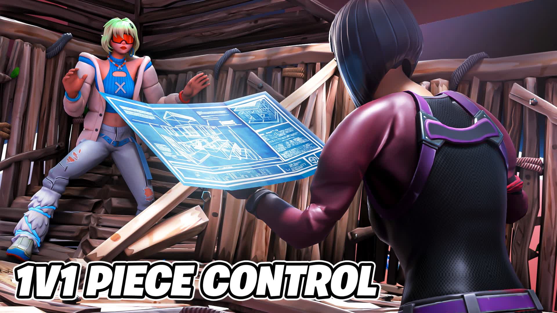 LUH GEEKYS 1v1 PIECE CONTROL — Fortnite Creative map