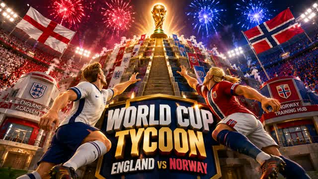 NORWAY VS ENGLAND TYCOON WORLD CUP — Fortnite Creative map cover art