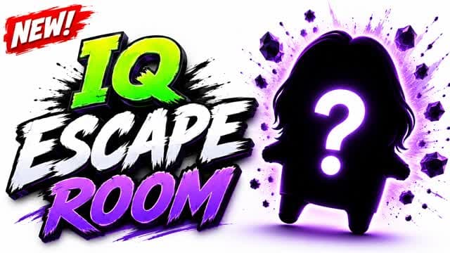 🧠IQ ESCAPE ROOM SPRITE — Fortnite Creative map cover art