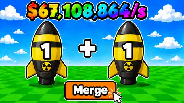 MERGE A ROCKET NUKE 🚀 — Fortnite Creative map