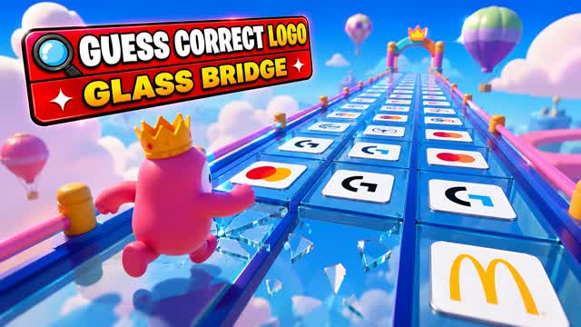 🔎GUESS LOGO ⭐GLASS BRIDGE⭐ — Fortnite Creative map