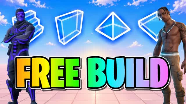 1V1 FREE BUILD FFA WITH SKINS — Fortnite Creative map