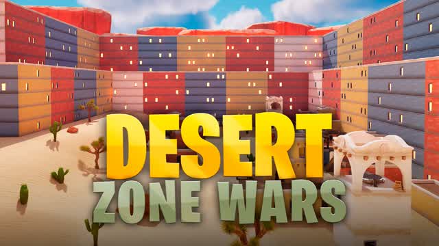 Desert Zone Wars — Fortnite Creative map cover art