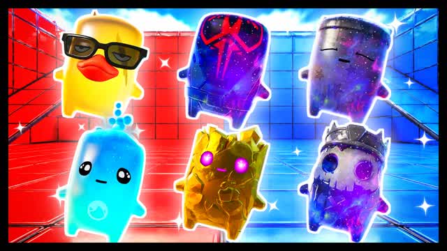 TARGET LENS RED VS BLUE 🔴🔵 — Fortnite Creative map cover art