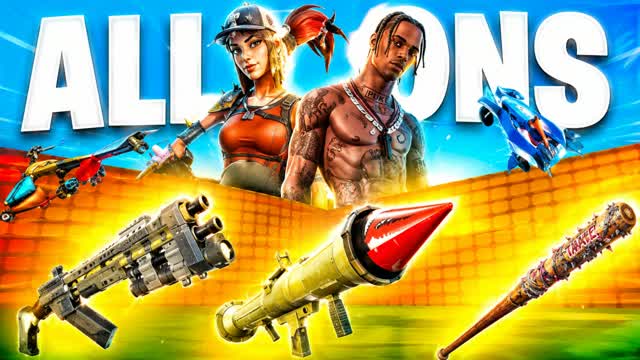 OG 1V1 🎯 FREE FOR ALL 🎯 ALL GUNS — Fortnite Creative map