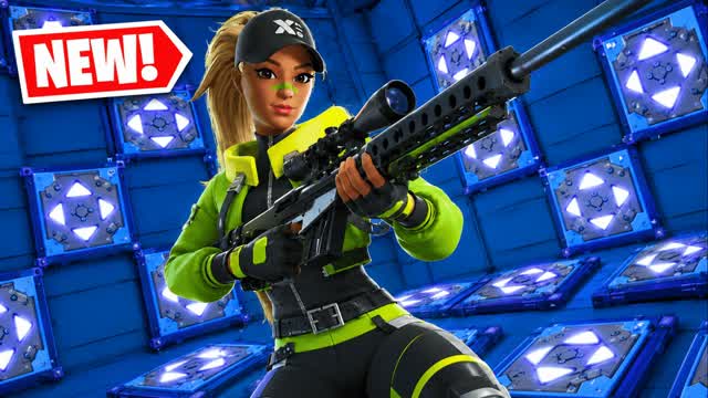 TRICKSHOT ARENA💥(BOTS) — Fortnite Creative map