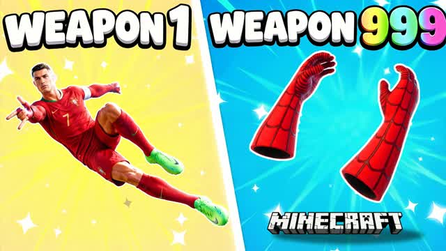 GUN GAME MC SPIDER 🎯 — Fortnite Creative map cover art