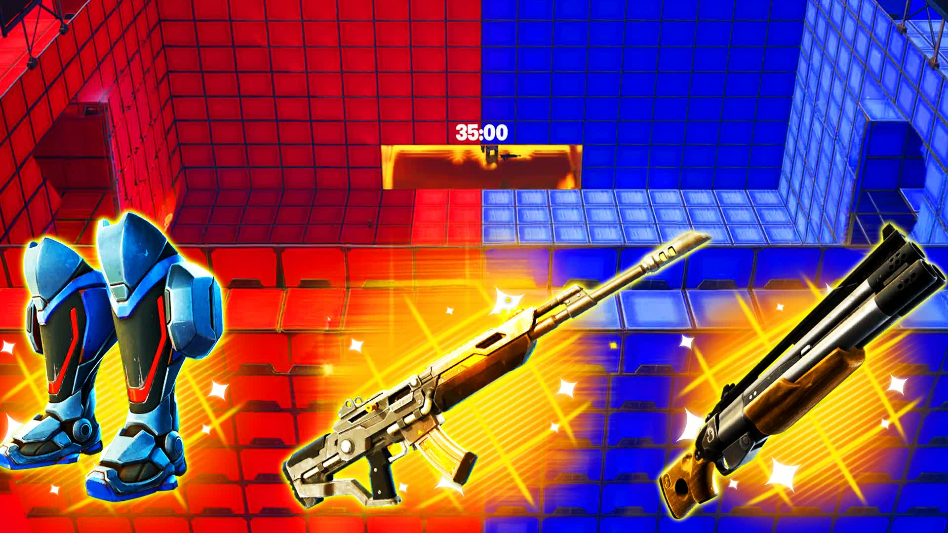 RED RVB BLUE🔴VS🔵 — Fortnite Creative map