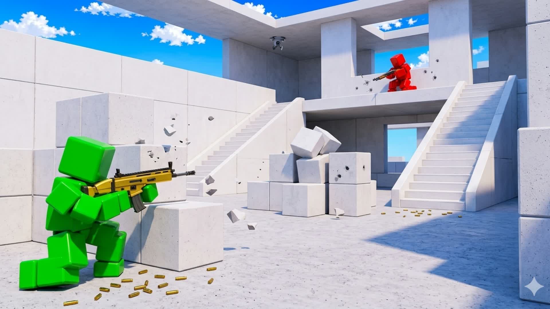 CRAZY RVB RED VS BLUE RIVALS — Fortnite Creative map