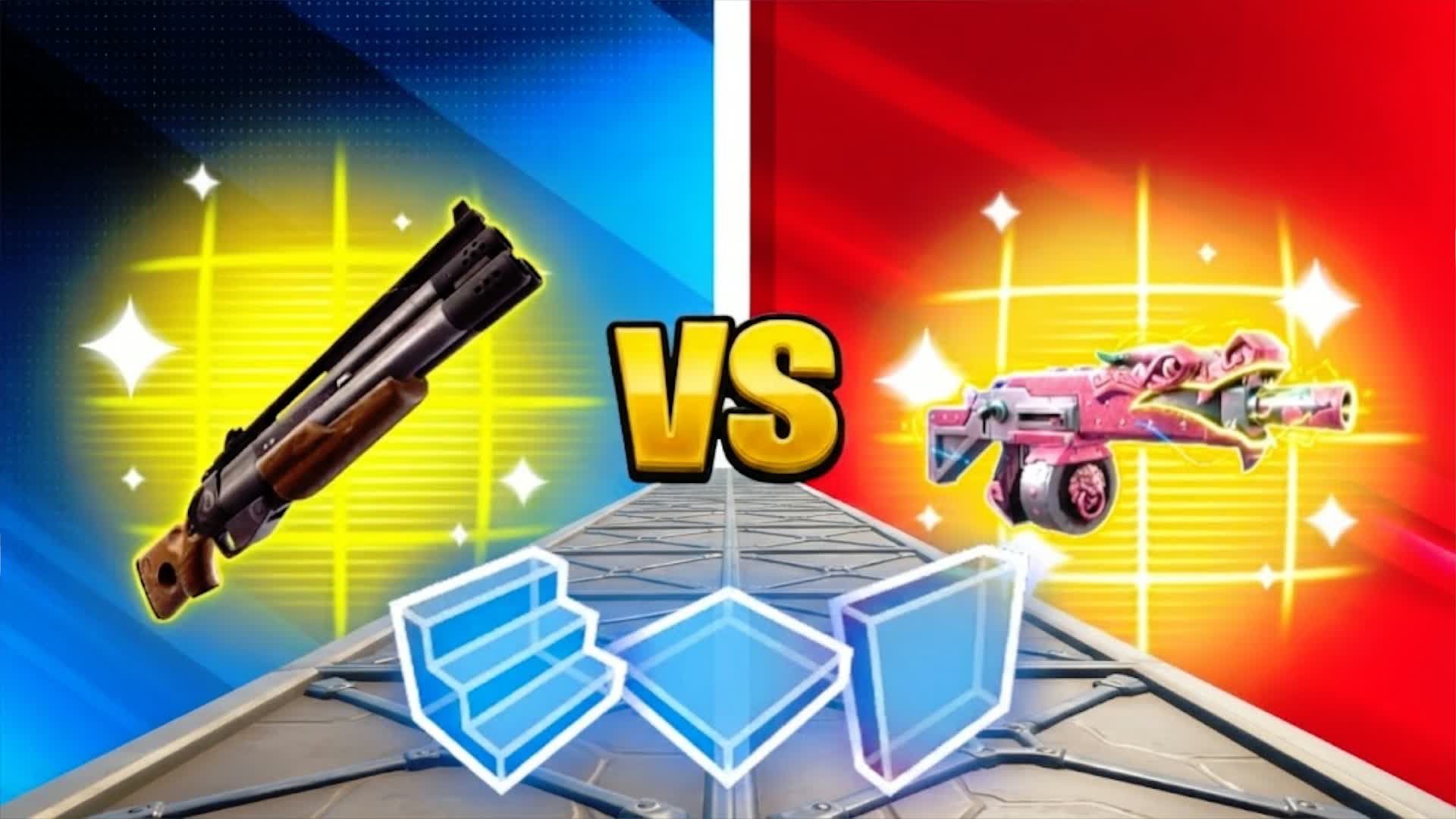 RED VS BLUE 🔴🔵 AIM — Fortnite Creative map