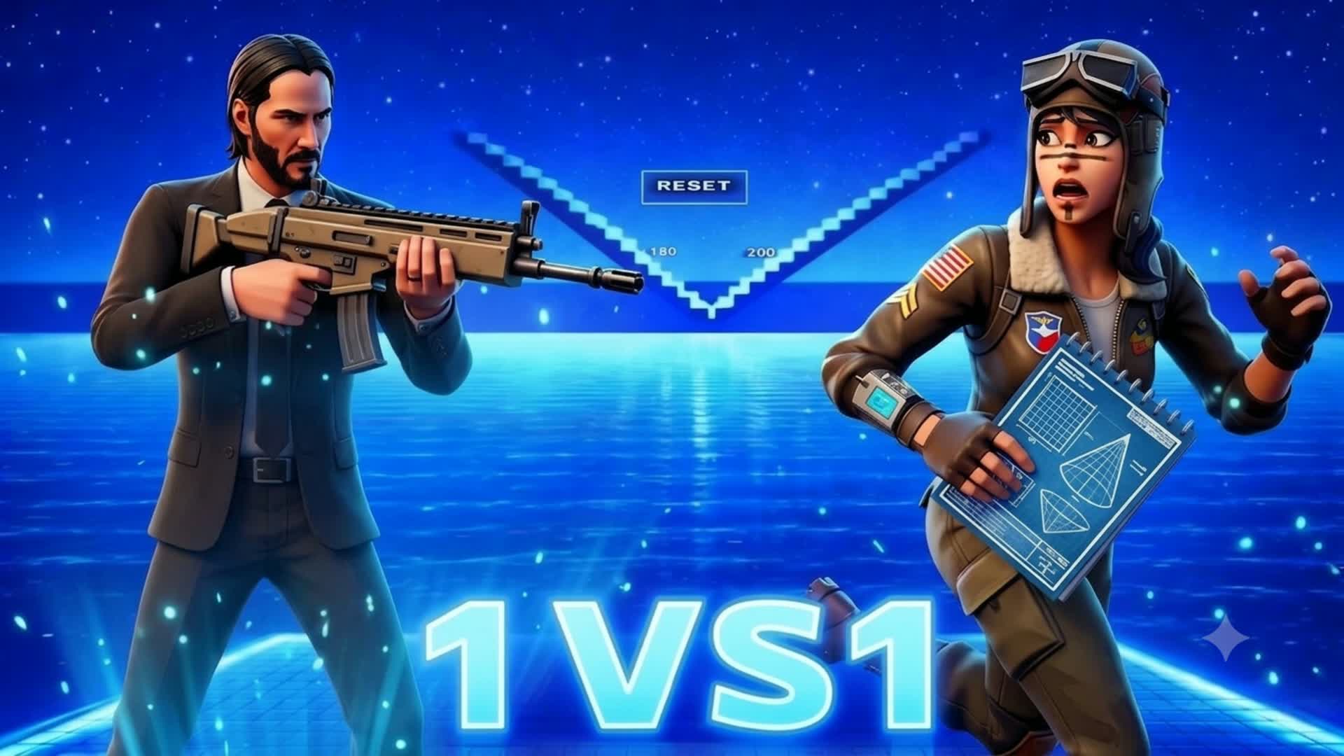 TRYHARD 1VS1 Build Fight — Fortnite Creative map