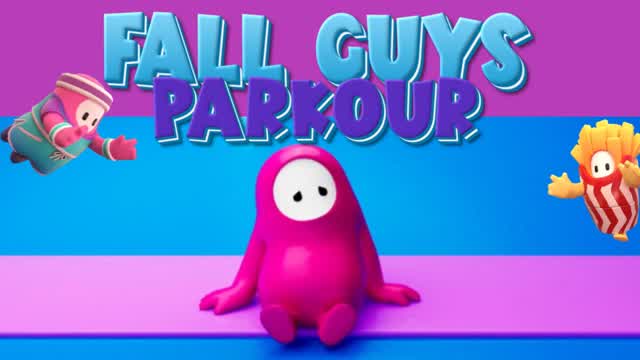 FALL GUYS PARKOUR 🌈 — Fortnite Creative map cover art
