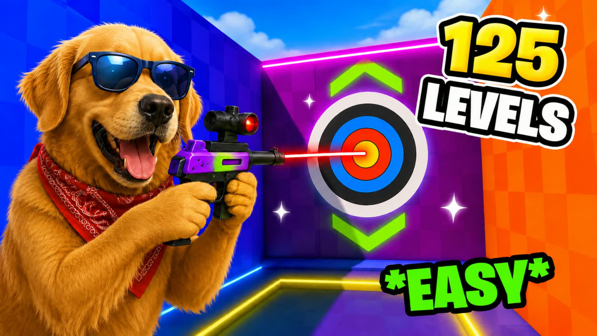 ULTRA UNC TRICKSHOT (125+ LVL) — Fortnite Creative map