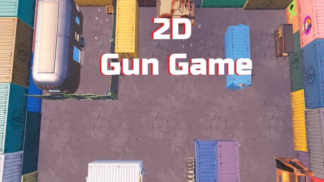 2D Container Gun Game — Fortnite Creative map cover art