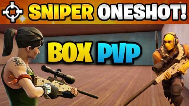 One Shot Sniper Box Fights — Fortnite Creative map cover art