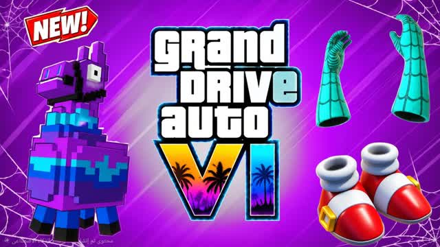 GRAND VI ZOMBIE CITY DRIVE — Fortnite Creative map