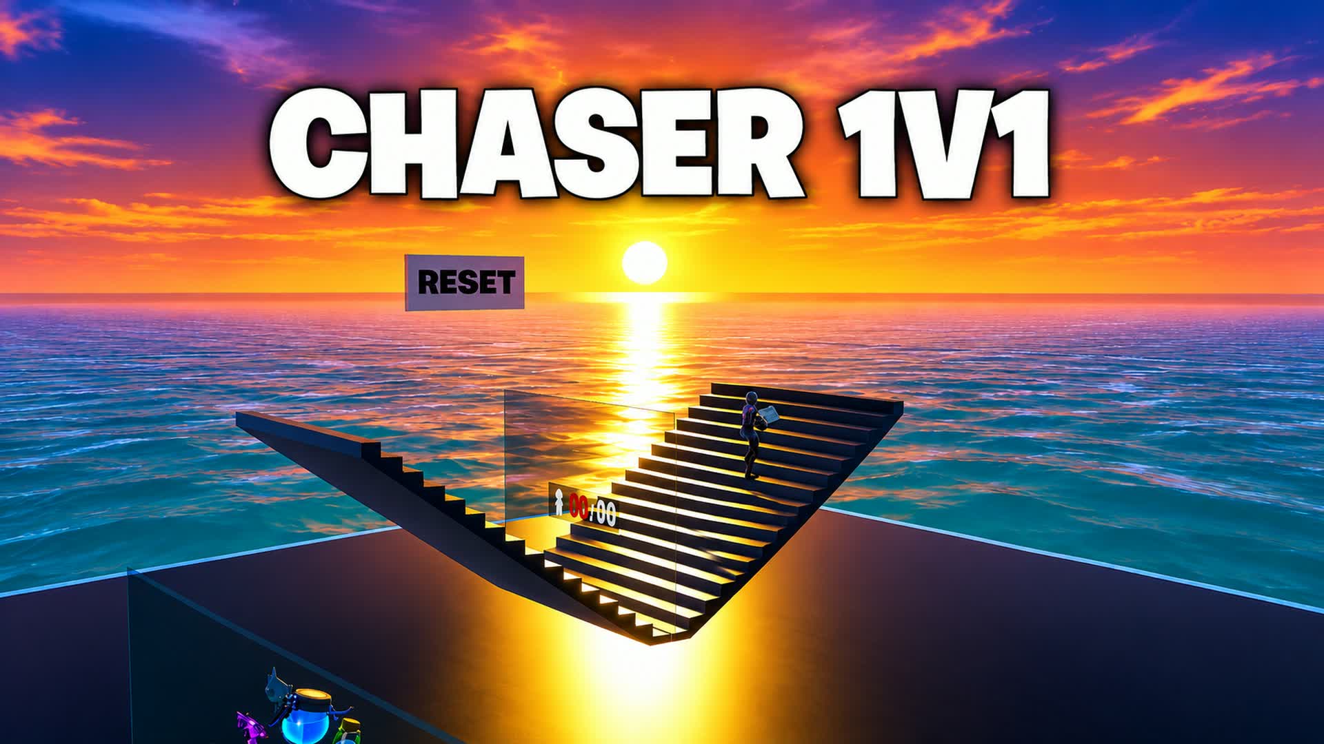 Chaser 1v1 Build Fights! — Fortnite Creative map