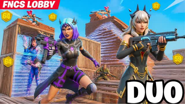 REALISTIC DUO CUP ZONE WARS [ENDGAME] — Fortnite Creative map