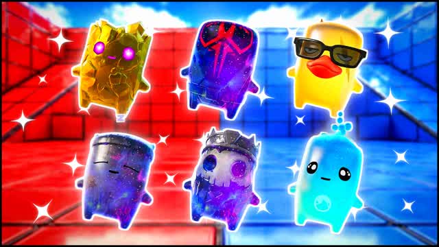 BLUE VS RED TARGET PATIENCE 🔵🔴 — Fortnite Creative map cover art