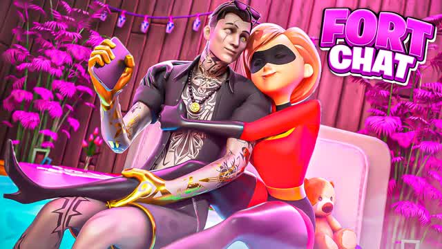 FORTCHAT SIMULATOR💤 — Fortnite Creative map cover art