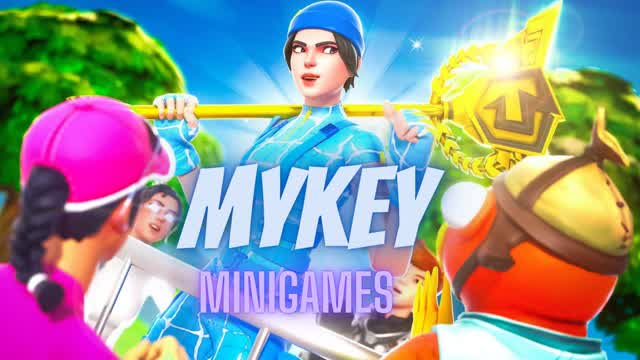 Mykeys Mini Games 🏆💫 — Fortnite Creative map cover art