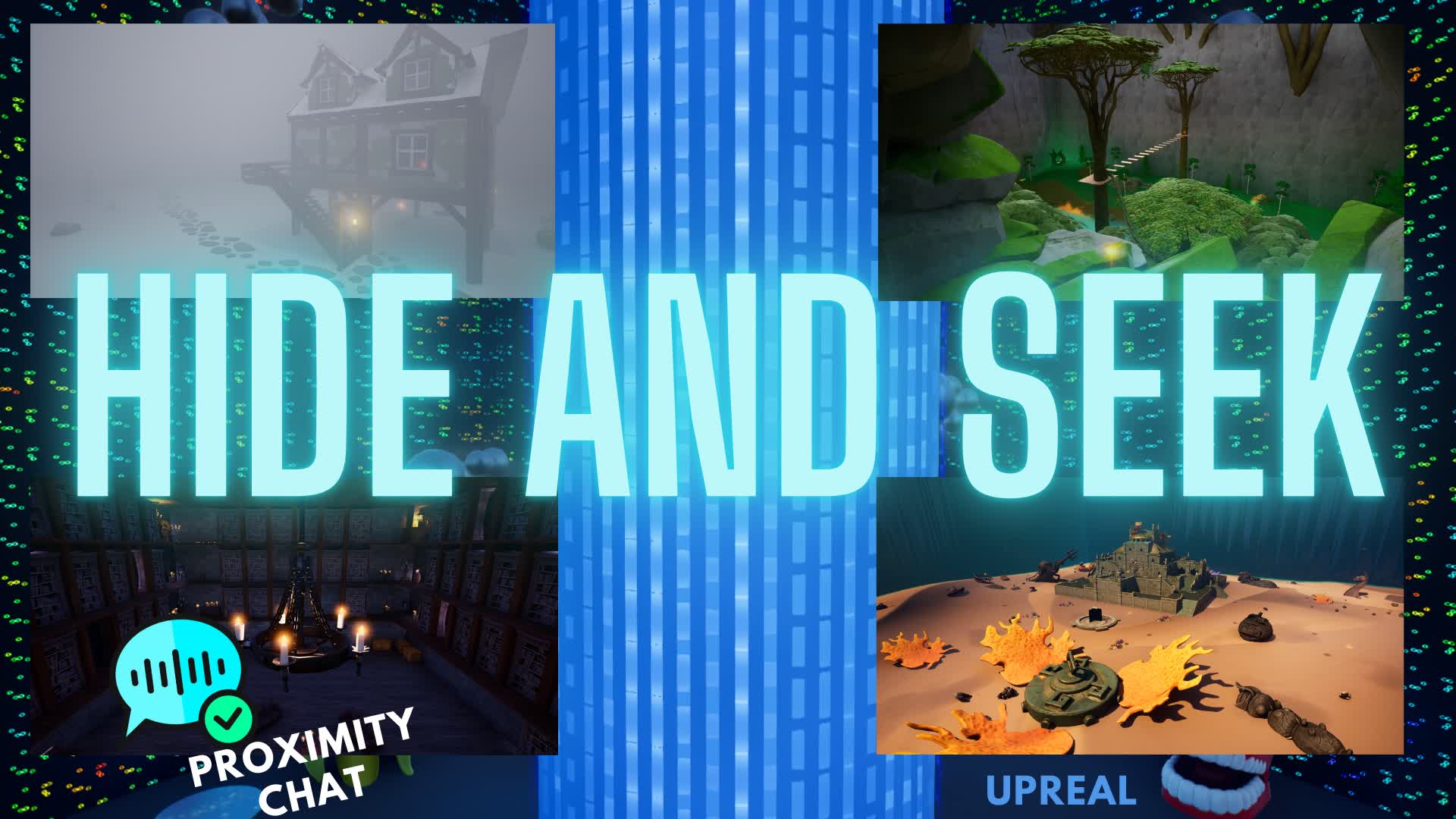 HIDE AND SEEK - PROXIMITY CHAT — Fortnite Creative map