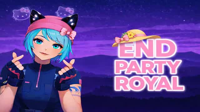PARTY ROYAL END — Fortnite Creative map cover art