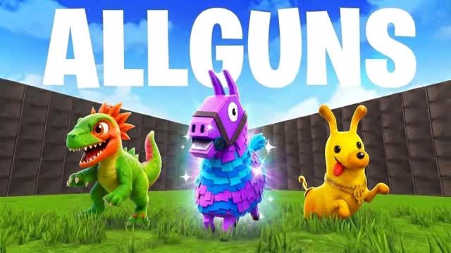 ALL GUNS SIDEKICK — Fortnite Creative map