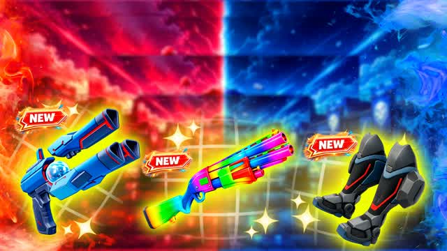 RED VS BLUE - RYVEX 🔵🔴 — Fortnite Creative map cover art