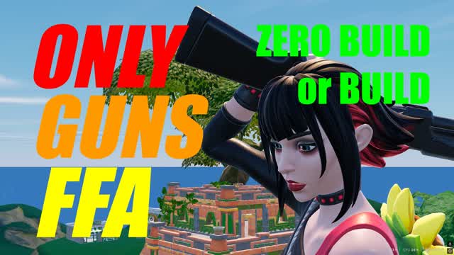 ONLY GUNS FFA — Fortnite Creative map cover art