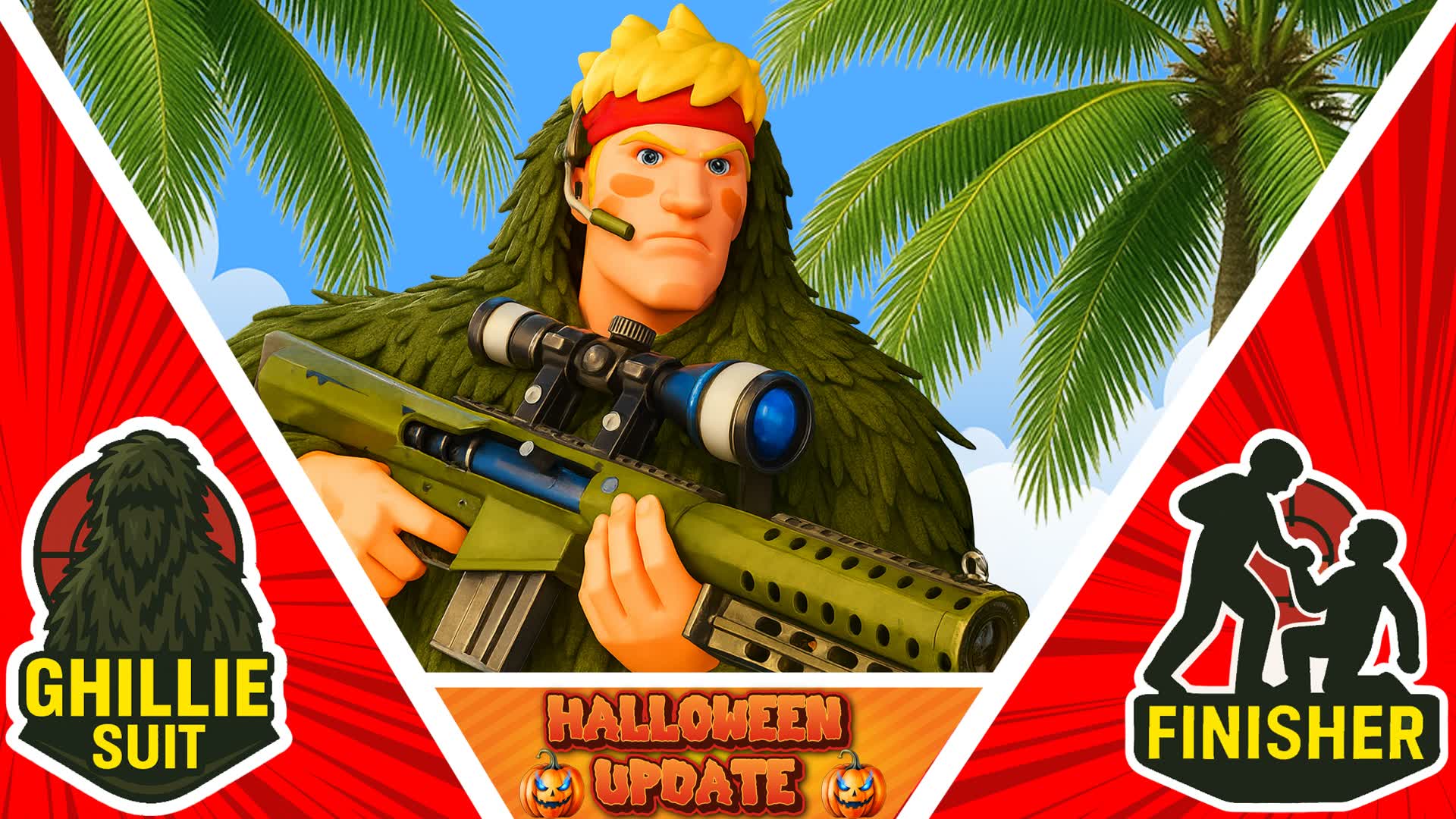[JUNGLE] SNEAKY SNIPER ONE SHOT — Fortnite Creative map