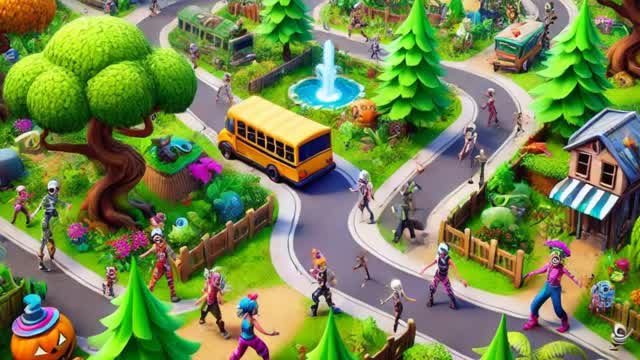 Zombie Grove — Fortnite Creative map