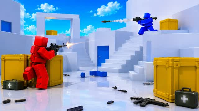 MINE RED VS BLUE MINE — Fortnite Creative map cover art