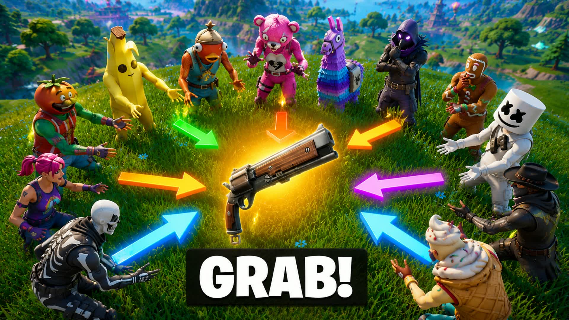 Grab or Die Brainrot — Fortnite Creative map