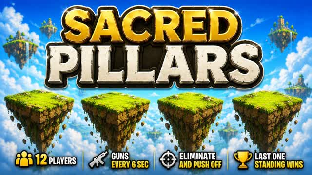 SACRED PILLARS — Fortnite Creative map cover art