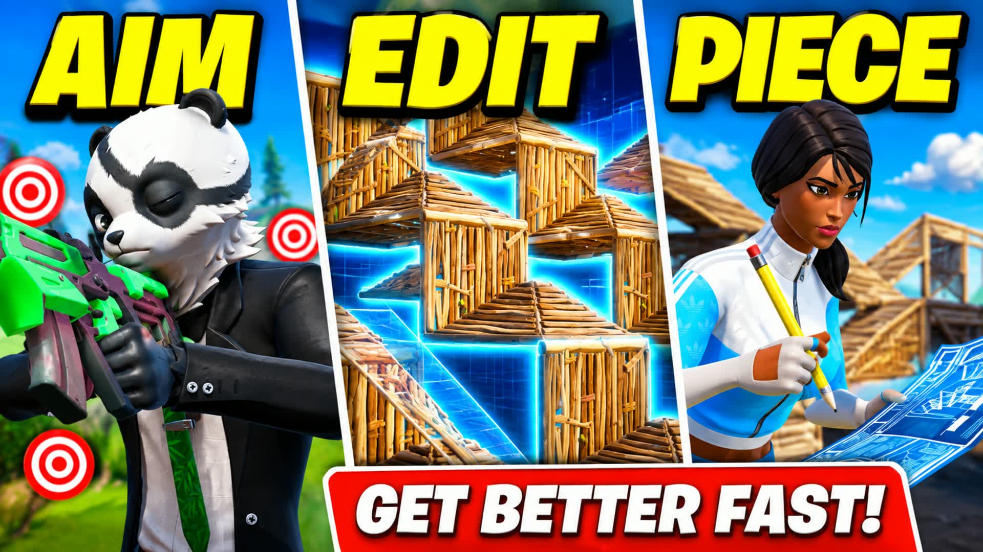 🎯 EDIT, AIM & PIECE CONTROL PRACTICE — Fortnite Creative map