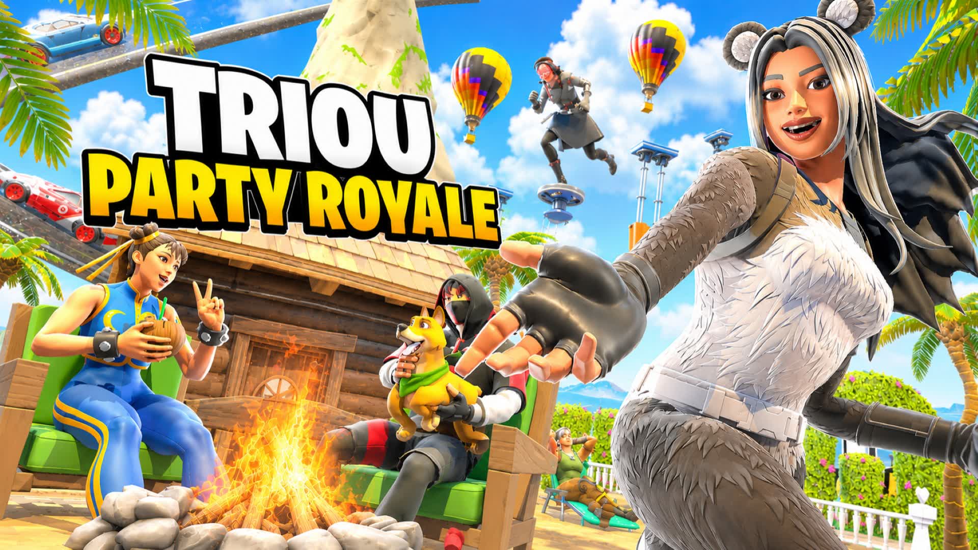 TRIOU Party Royale - RP 🏝️ — Fortnite Creative map