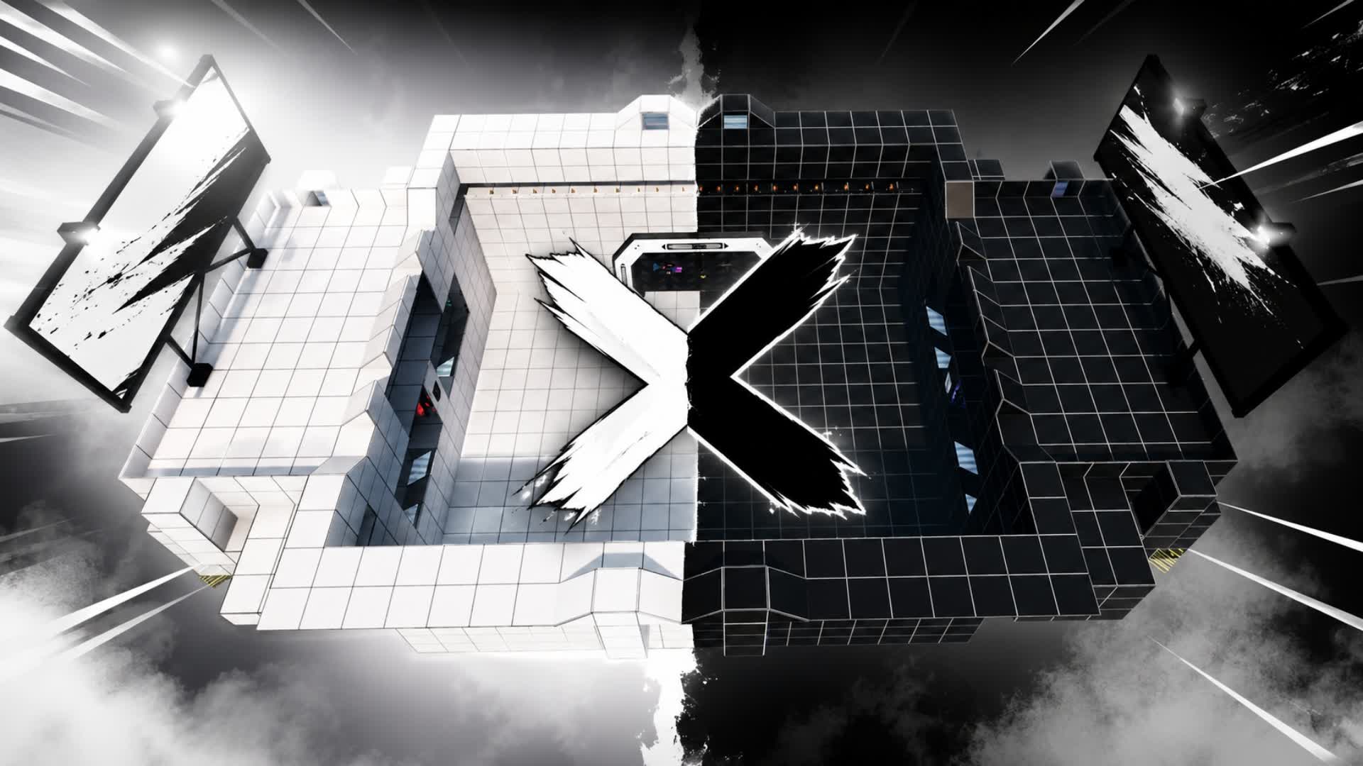 WHITE VS. BLACK - TEAM BATTLE — Fortnite Creative map