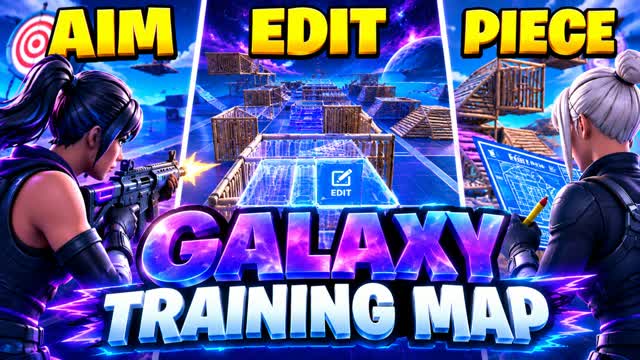 GALAXY AIM EDIT PIECE — Fortnite Creative map